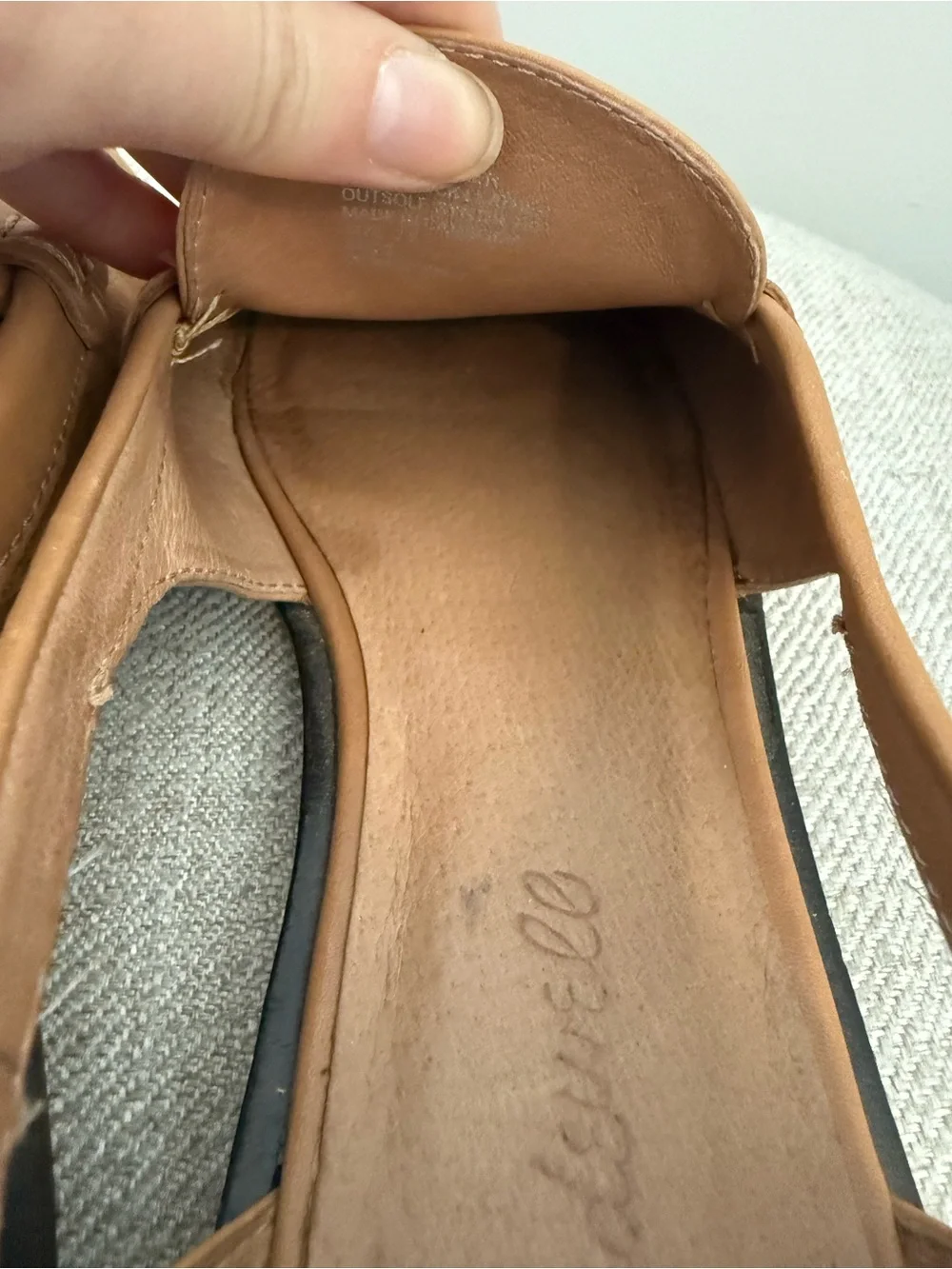 Madewell leather loafer